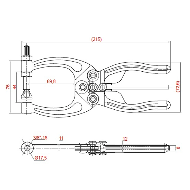 Vendita online Pinza manuale portata 320 Kg.